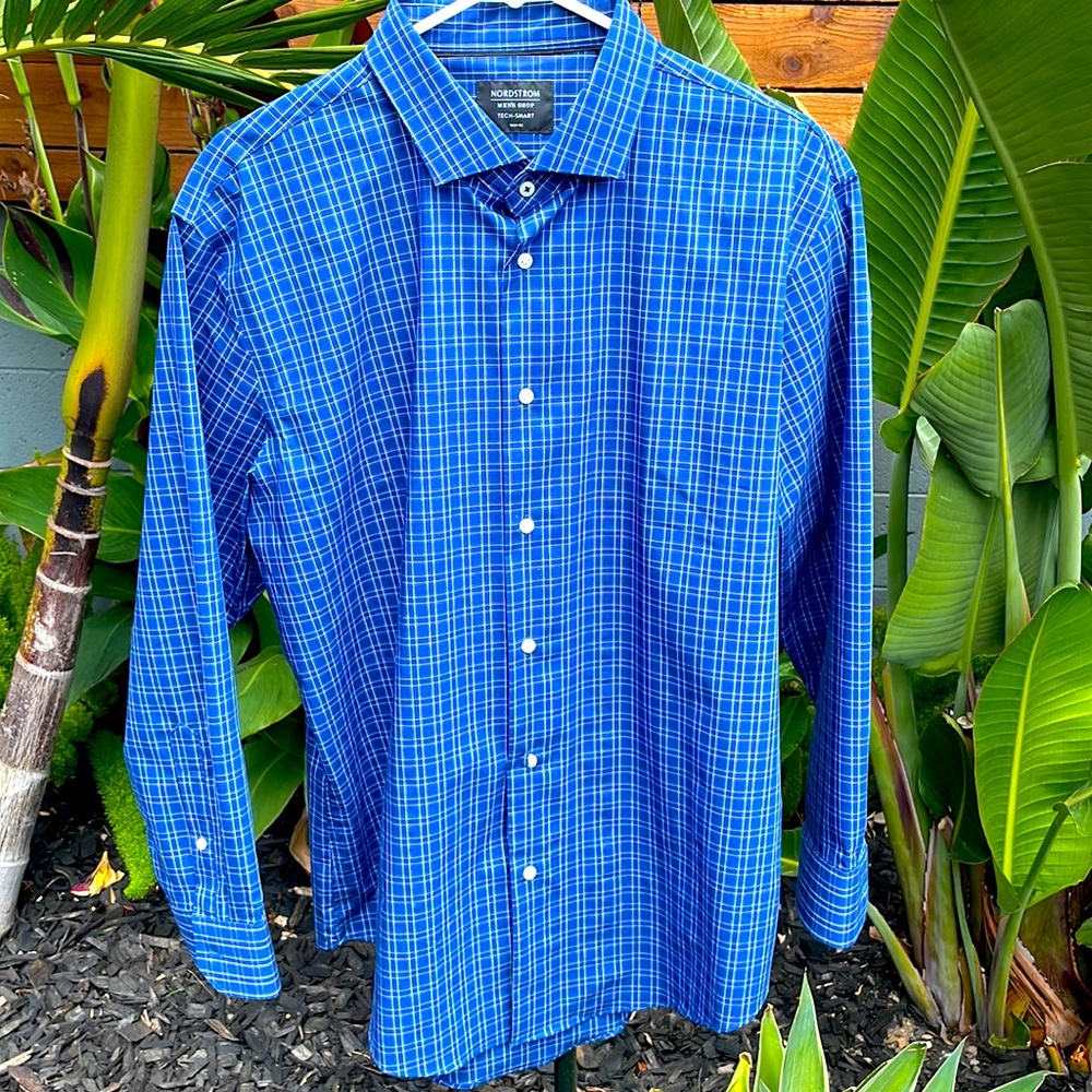 Nordstrom Mens Shop Trim Fit dress shirt